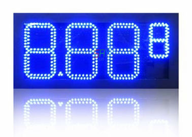 8.889 4 Digits 7 Segment LED Moving Message Display , Led Gas Price Sign supplier
