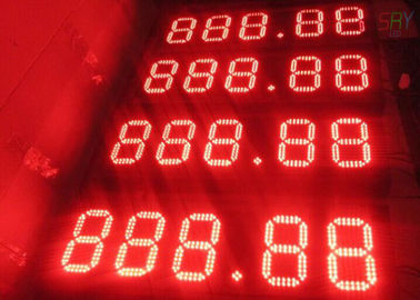 8888 Oil Price Led Sign , LED Moving Message Display High Brightness supplier
