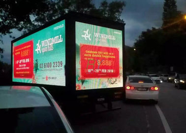 2R1G1B PH12 led screen billboard truck Mounted Installation , led display trailer supplier