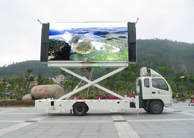 Full Color 2000HZ 1 / 8 Scan Truck Mounted LED Display Signs 1R1G1B High Definition supplier