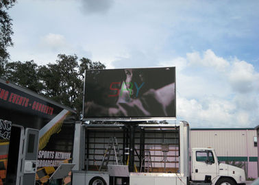 Video Outdoor 6500nits P6 Truck Mounted LED Screen Display Sychronous Control supplier
