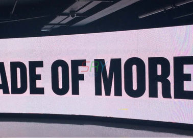Wall 4mm electronic HD curved display monitor Commercial Advertising supplier