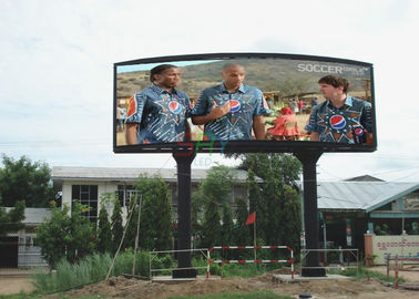 Full Color P10 16 bit Ture Color 1R1G1B led screen / Curved LED Display Good Performance supplier