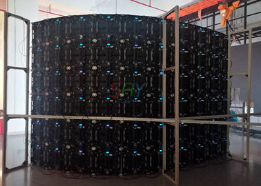 Full HD 3.91mm Curved LED Screens / big led video display panels Horizontal 120 supplier