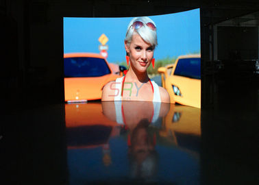 Full HD 3.91mm Curved LED Screens / big led video display panels Horizontal 120 supplier