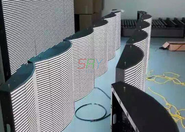 Customized Indoor High Definition curved led monitor Billboard 1R1G1B P6 supplier