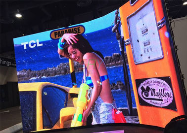 P3.91 Die cast Aluminum advertising led display board / In door commercial led screens supplier