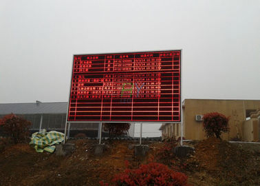 IP65 Single Red P10 Outdoor LED Moving Message Display Long Viewing Distance supplier