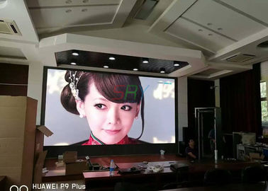 SMD P3mm led video screen rental for Meeting Room / led perimeter boards High Definition supplier