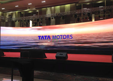 Full Color High brightness P3.91 Curved LED Screens Board For Conference supplier