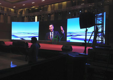 Full Color High brightness P3.91 Curved LED Screens Board For Conference supplier