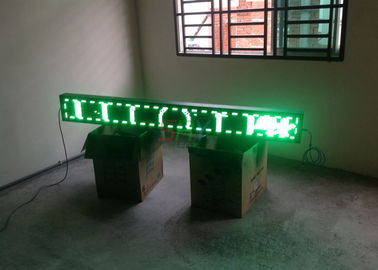 P 10 led scrolling message display for Mansion / Gym , Semi - outdoor supplier
