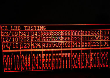 Indoor Single Red Colour LED Moving Message Display , led scrolling signs supplier