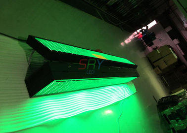 Energy - saving Message Double Sided Green scrolling led sign on the Highway Traffic supplier