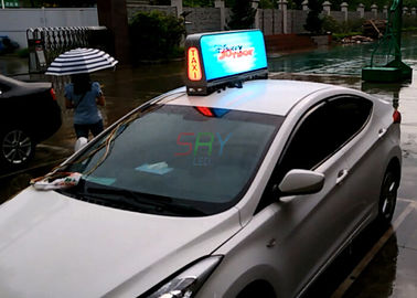 Digital Taxi Led Display Taxi Roof Top Signs 3G P5mm outdoor SMD2727 for Taxi Roof LED Display supplier